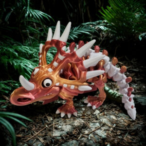 3D Printed Articulated Skeleton Styracosaurus